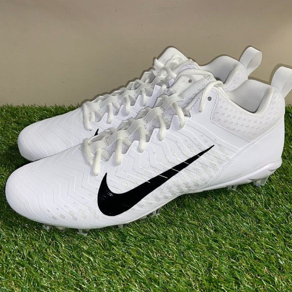 Nike Alpha Menace Pro 2 Low TD White Football Cleats CV6477-100 Mens 14 NEW
